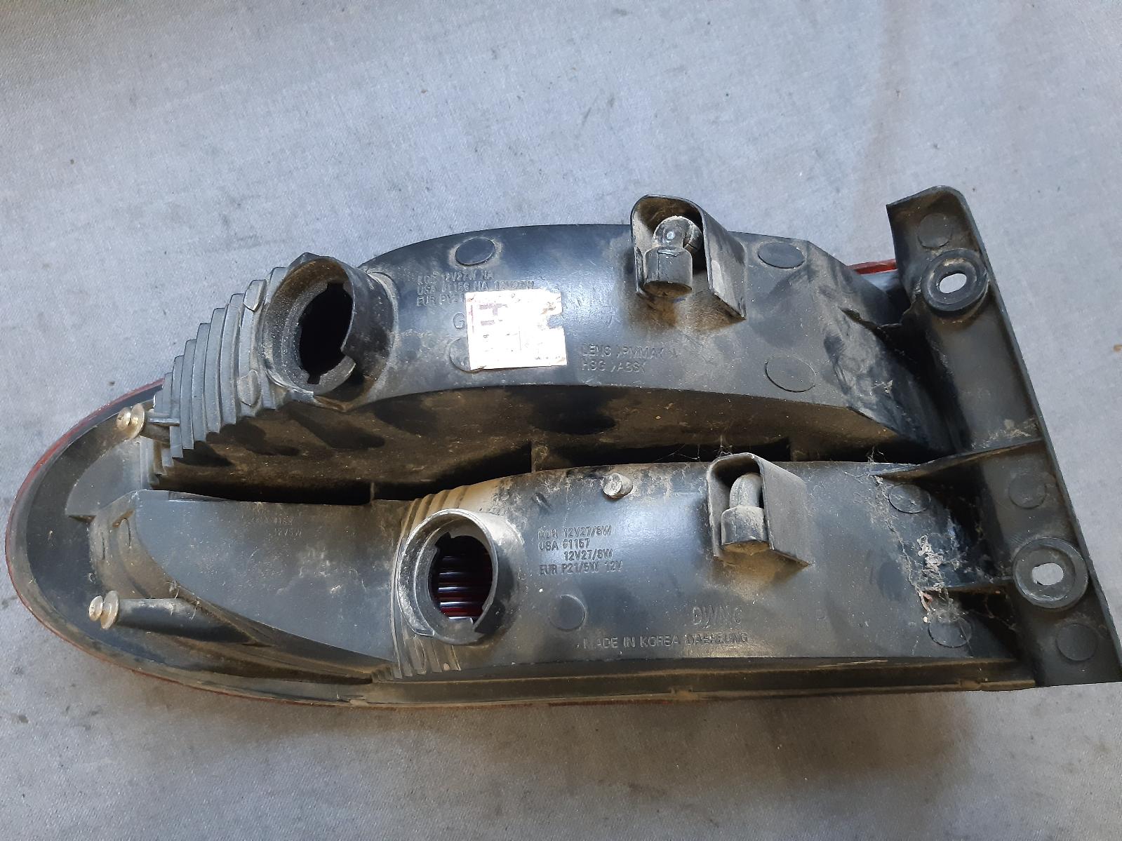 1997 DAEWOO LANOS Right Taillight Contact us for Photo