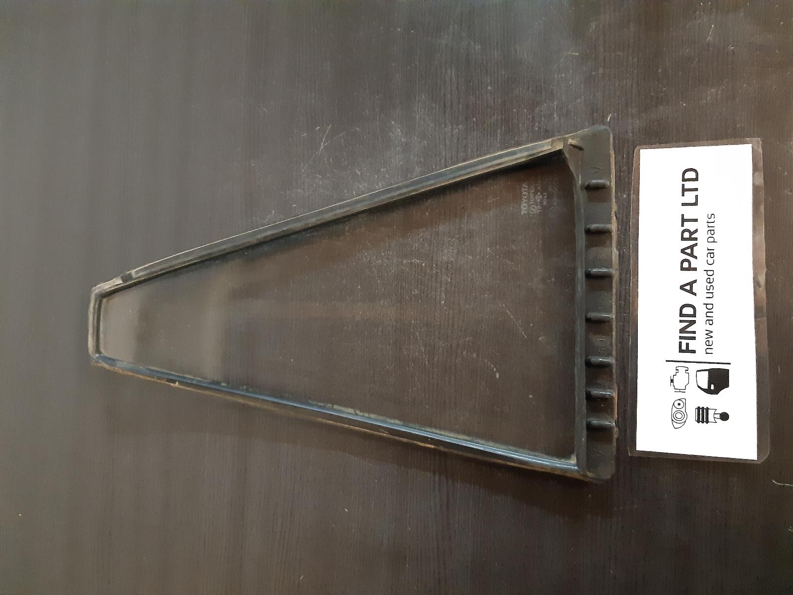 1990 TOYOTA COROLLA Right Rear 1/4 Door Glass Contact us for Photo