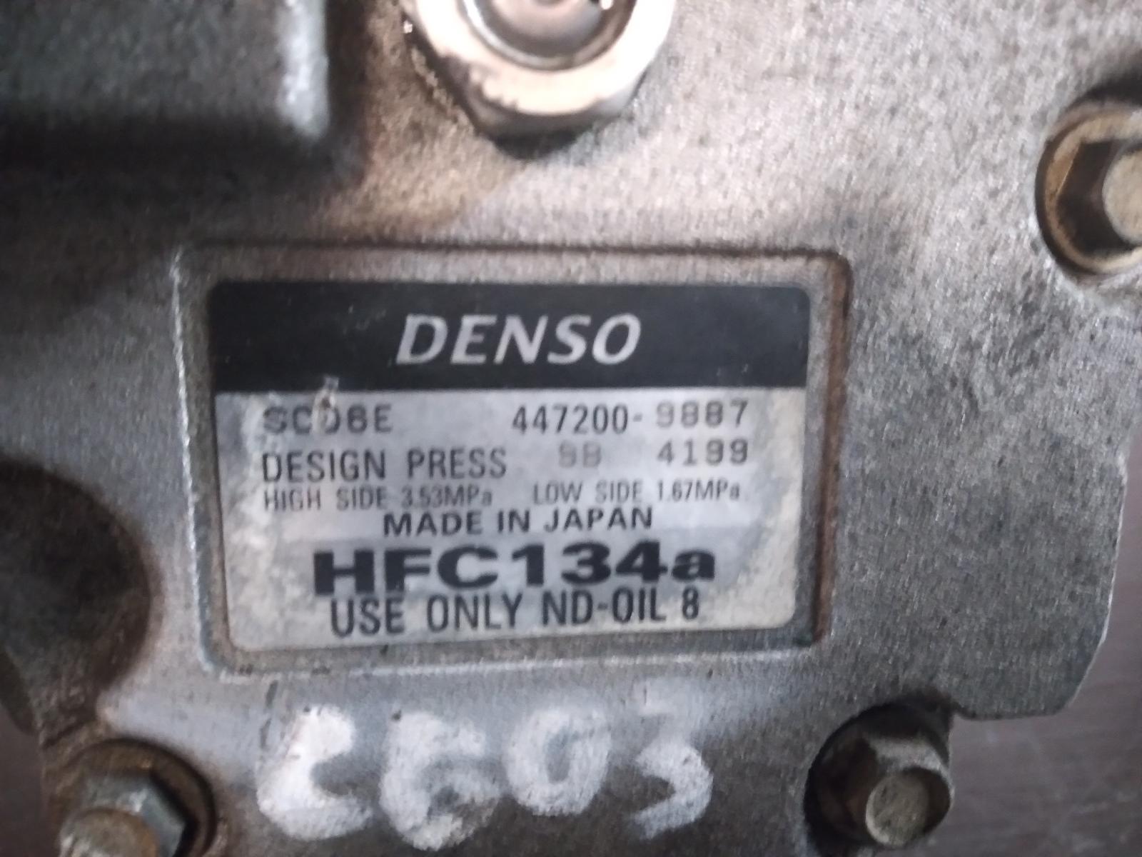 1998 DAIHATSU TERIOS A/C Compressor Contact us for Photo
